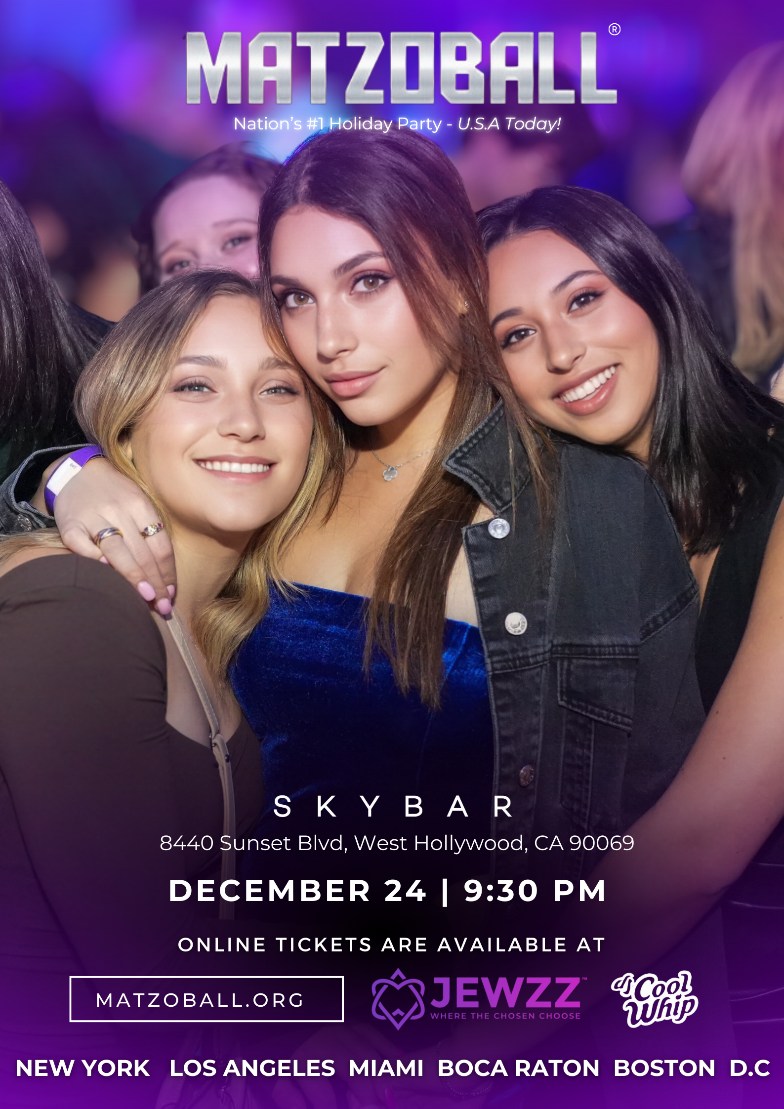 MATZOBALL® LOS ANGELES XMAS EVE ages 21-49 December 24, 2025