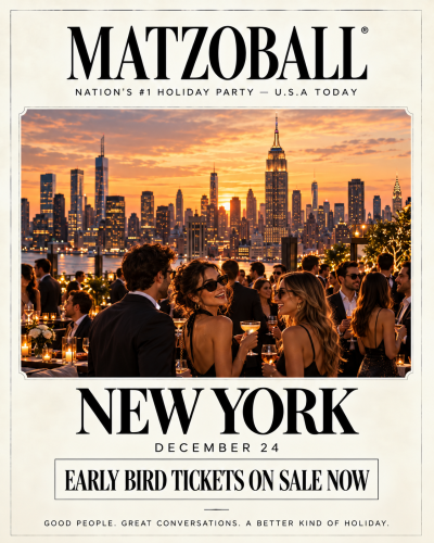 matzoball new york rooftop party